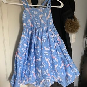 Girls mermaid print summer dress size 6